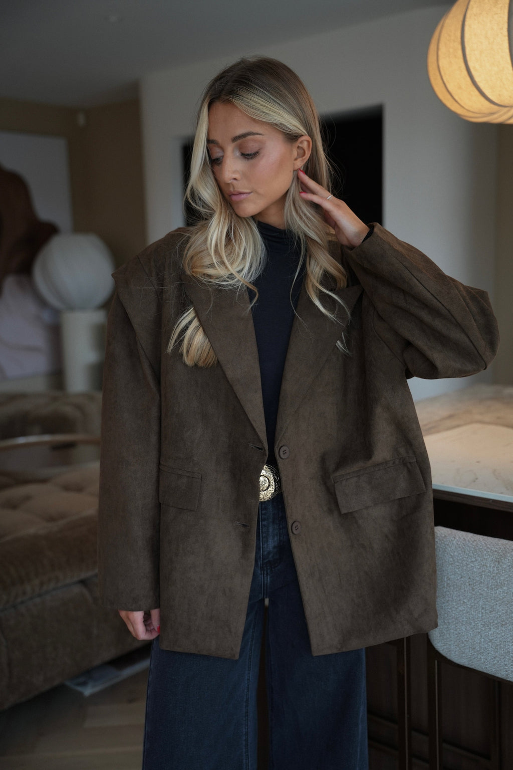 Veste Blazer Vicky - Chocolat