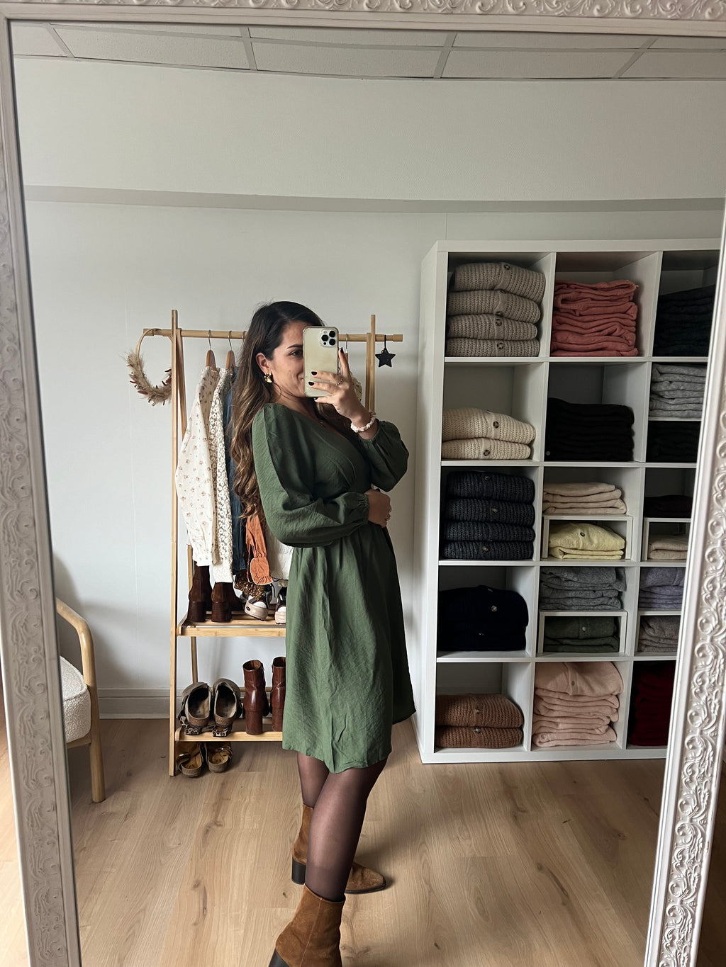 Vestido Elena Caqui