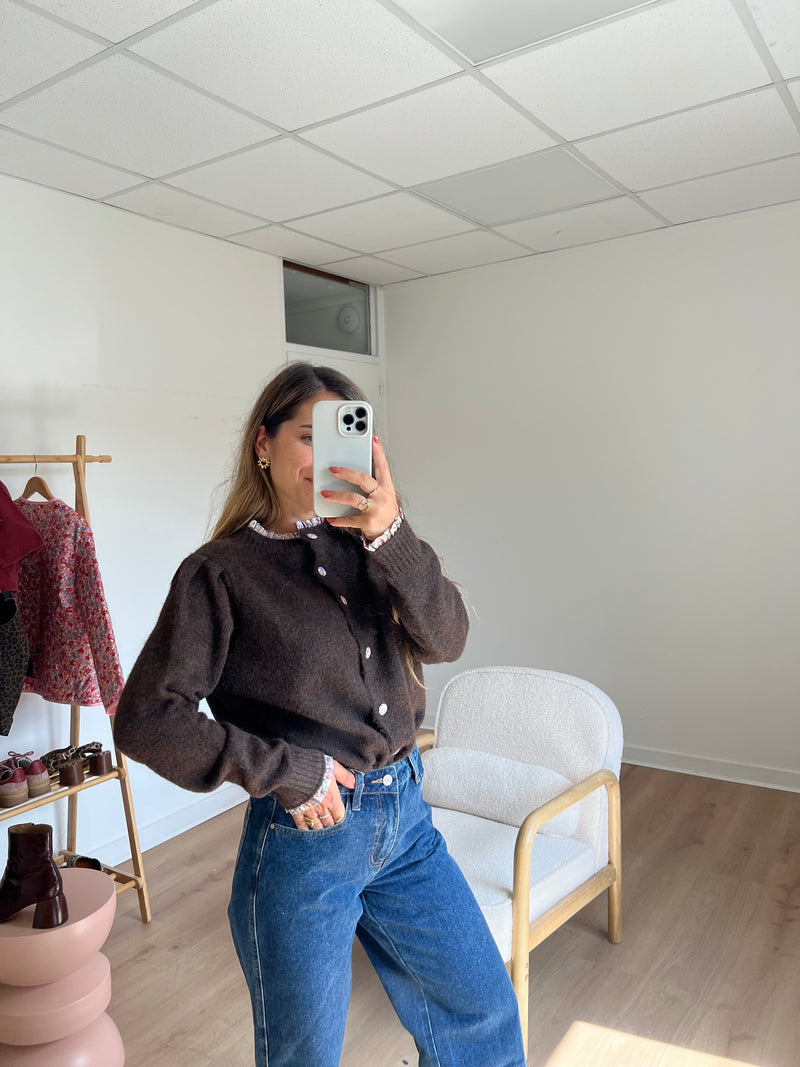 Cardigan Liberty Alma Chocolat
