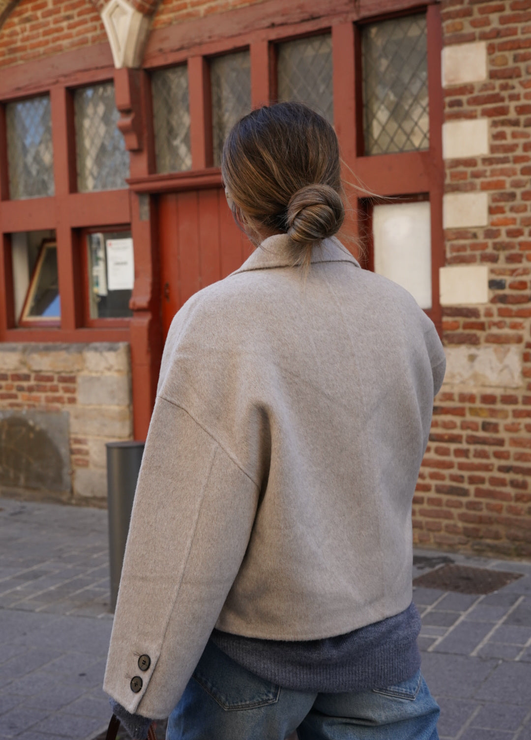 Camille Wool Jacket Beige