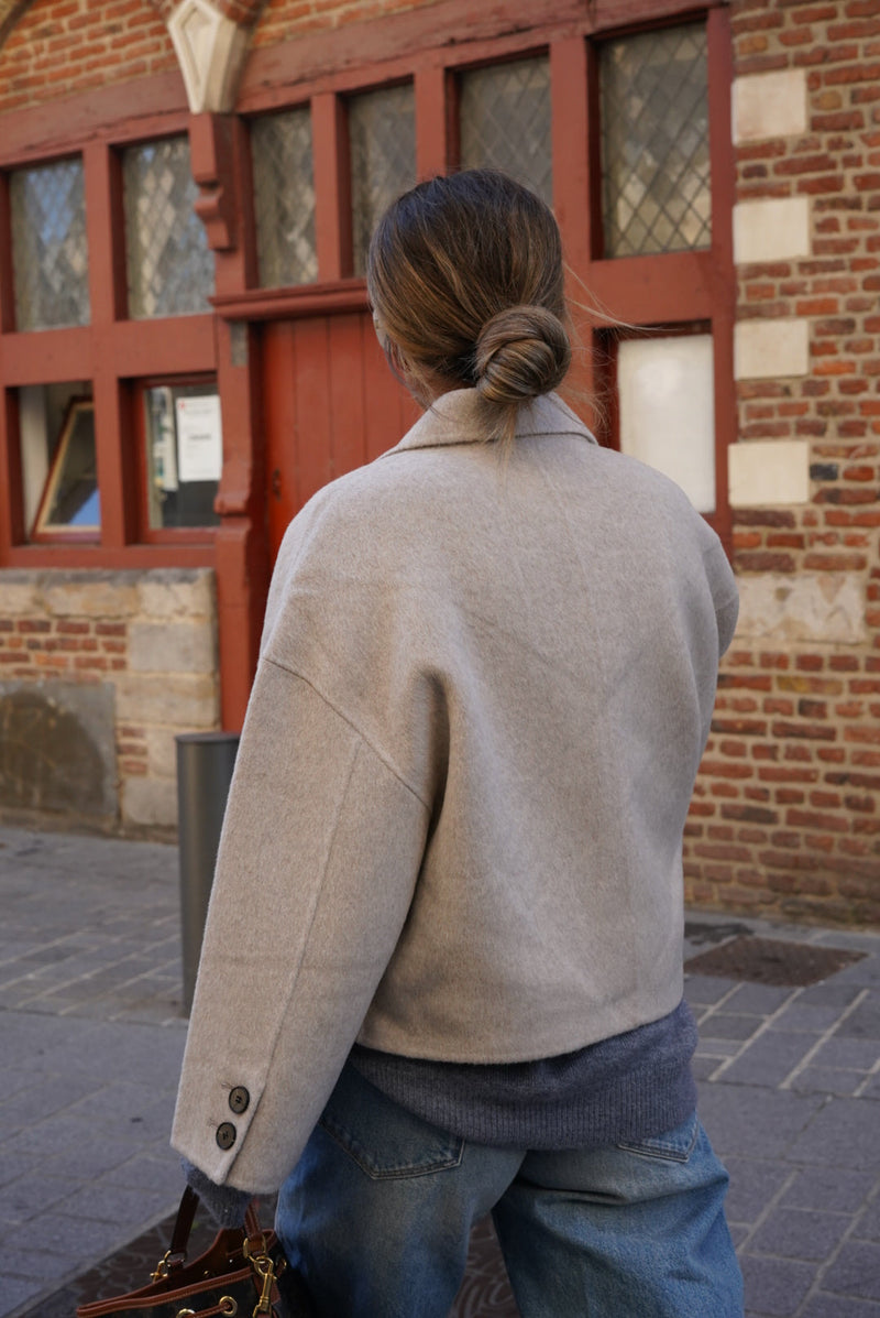 Veste Camille Laine Beige