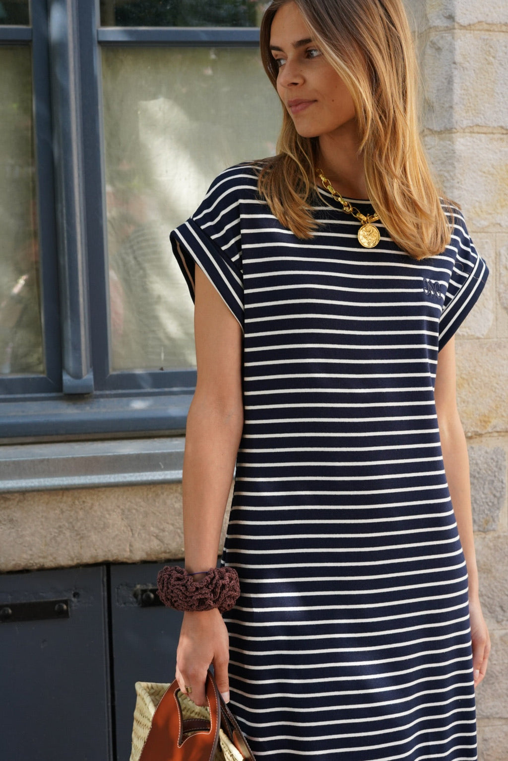 Esmée Striped T-Shirt Dress