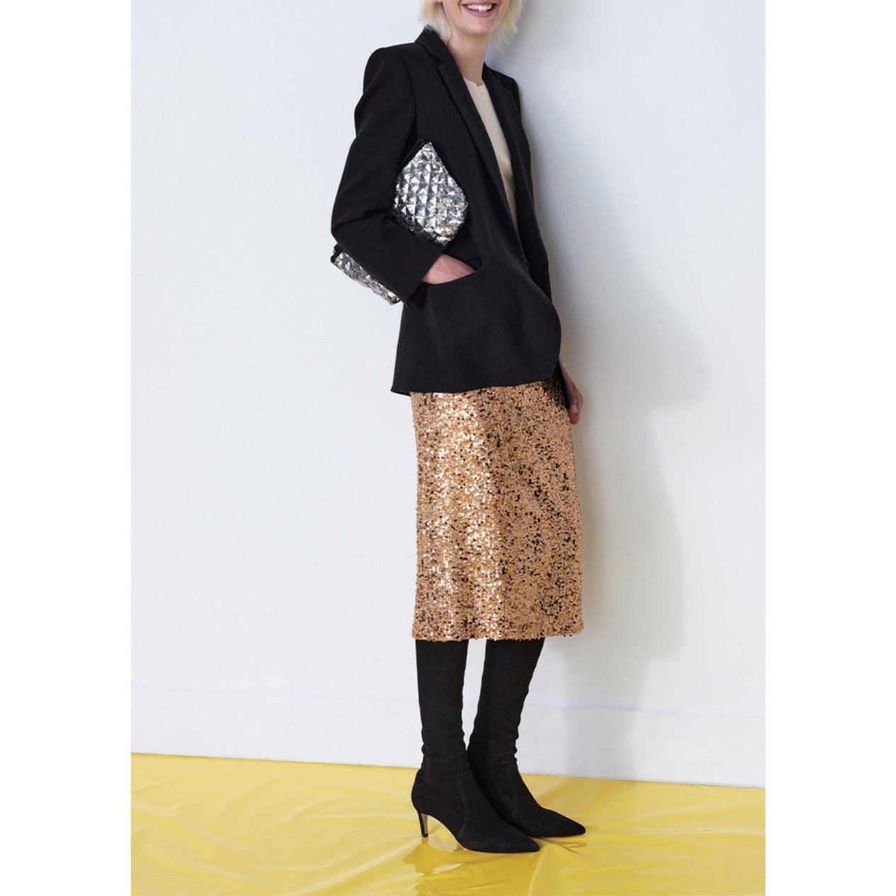 Falda Birma - Gold