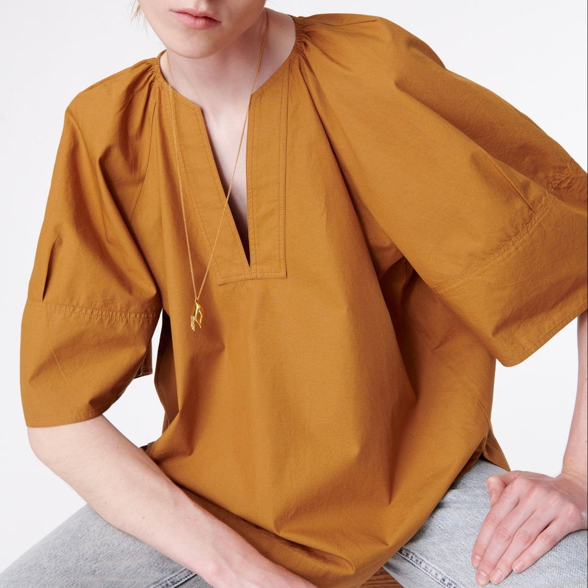 Blouse Bonbon - Biscuit