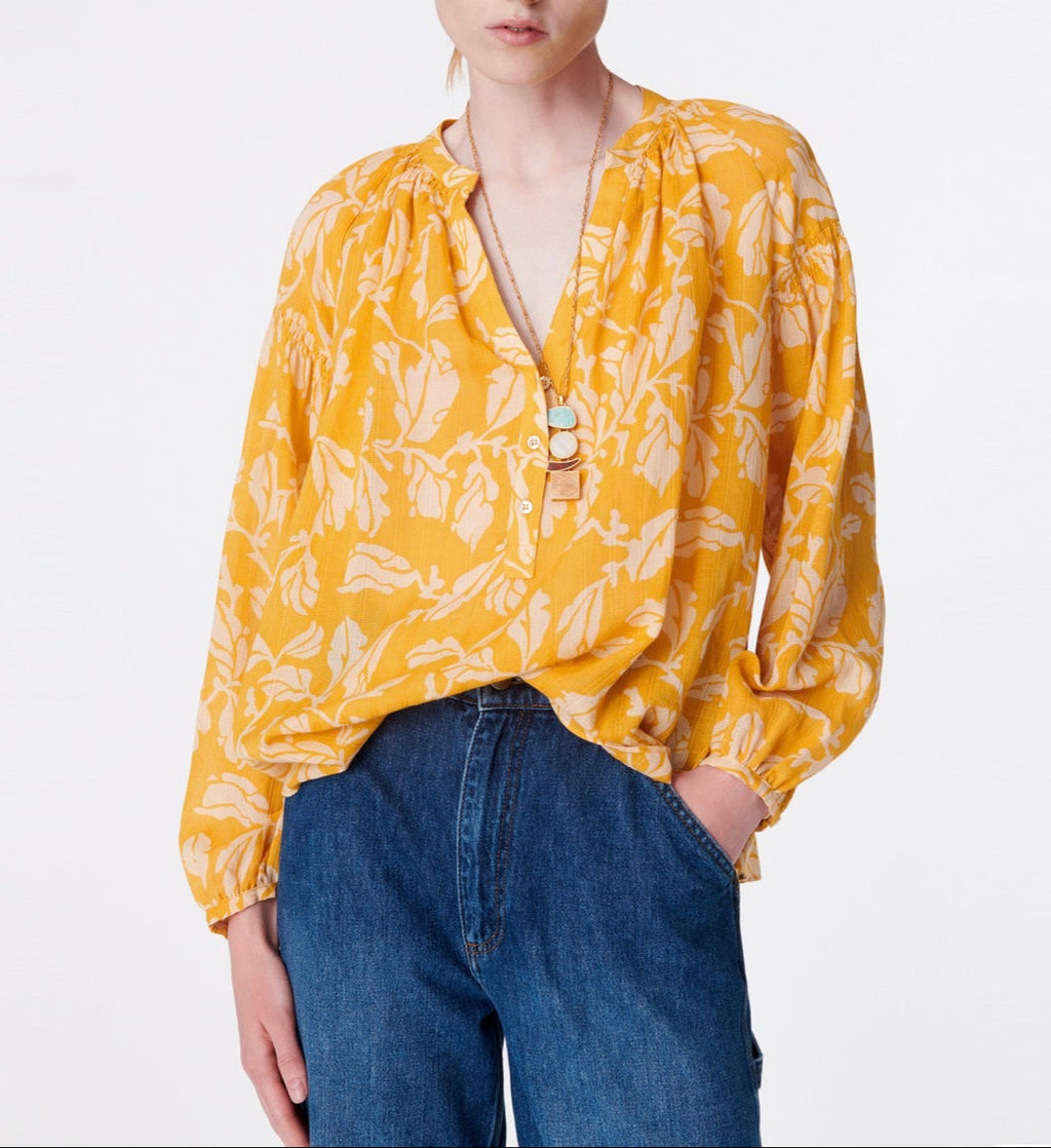 Nipoa Blouse - Golden Yellow