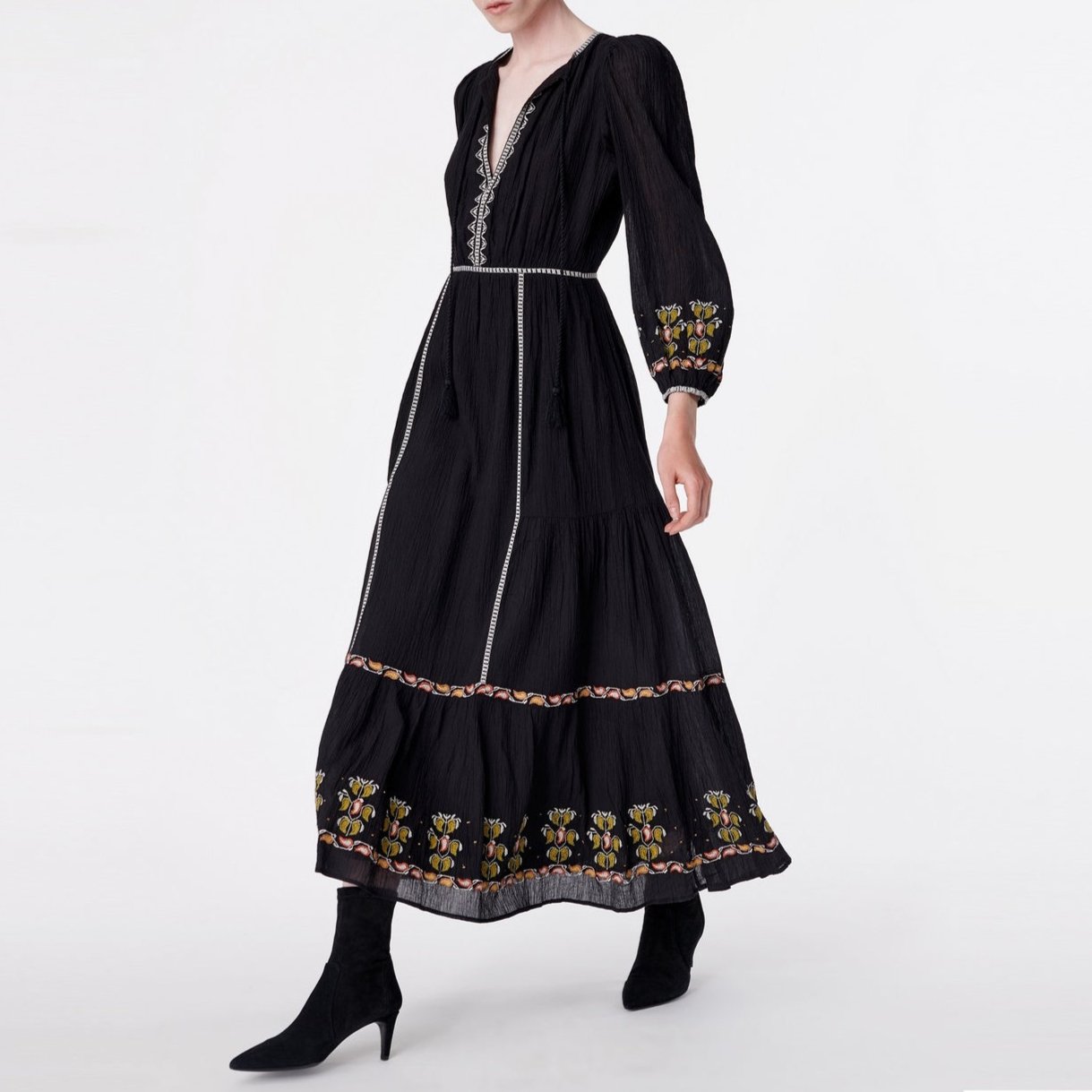 Vestido Bangali - Black