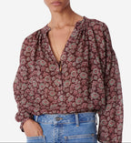 Blouse Nipoa - Marron