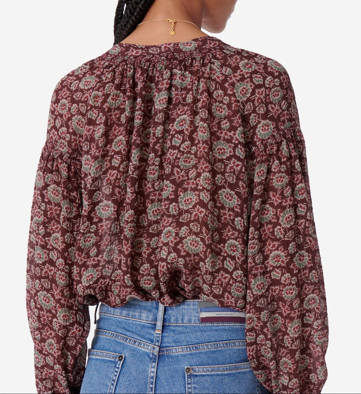 Blouse Nipoa - Marron