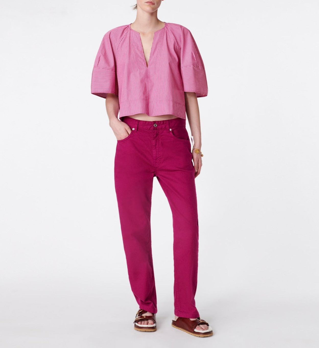 Pantalon Timael - Lie De Vin