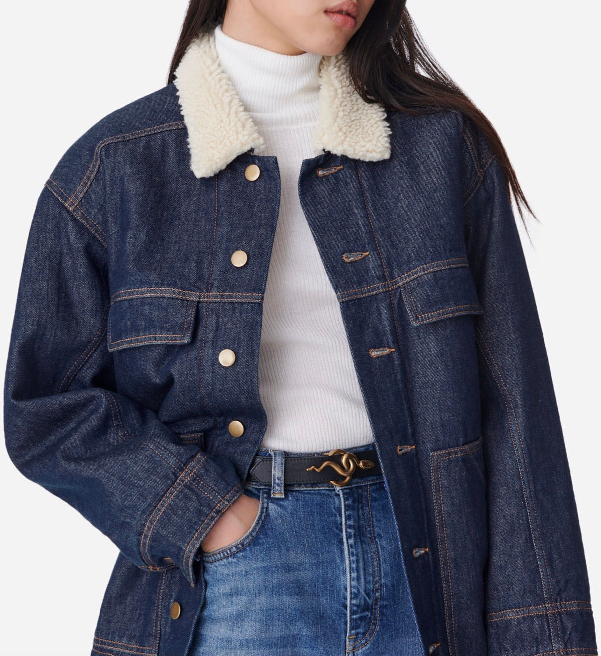 Ange Jacket - Indigo