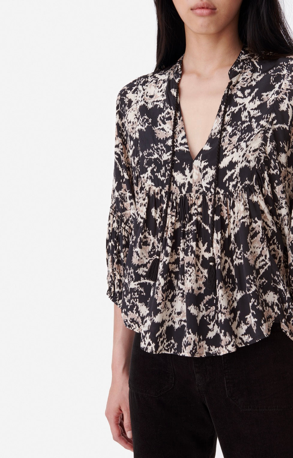 Blusa Baltik - Negro
