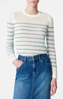 Vanessa Bruno - Pull Badira - Écru/Bleu