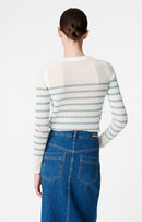 Vanessa Bruno - Pull Badira - Écru/Bleu