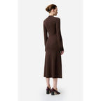 Robe Longue Fabianar - Marron