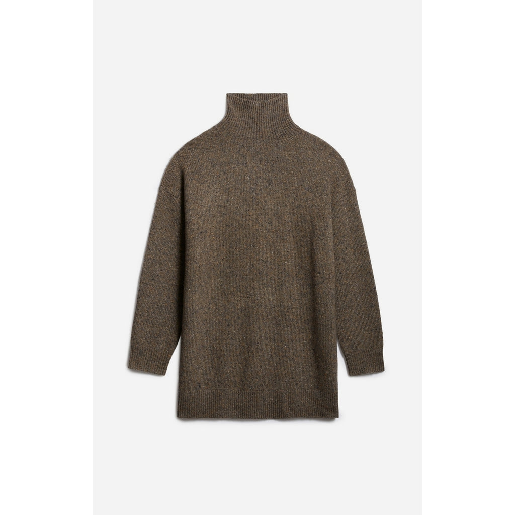 Rullekravekjole Florina - Taupe