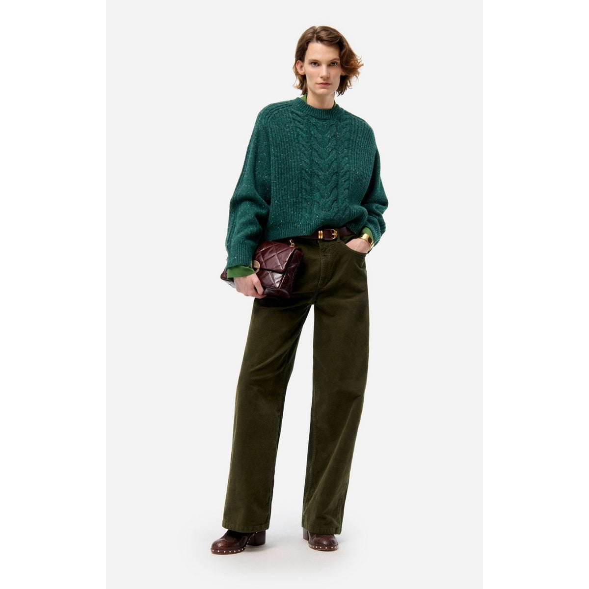 Maglione Girocollo Delora - Bosco