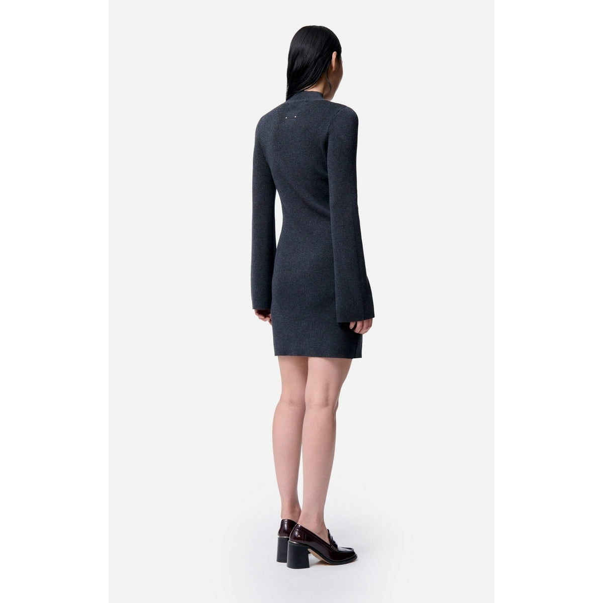 Kurzes Kleid Florane - Anthrazit