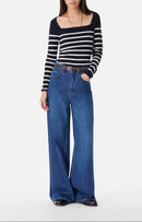 Vanessa Bruno - Pull Carla - Marine/Ecru