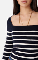 Vanessa Bruno - Pull Carla - Marine/Ecru