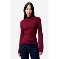 Pull Col Montant Francesca - Bordeaux