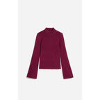 Pull Col Montant Francesca - Bordeaux