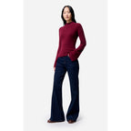 Pull Col Montant Francesca - Bordeaux