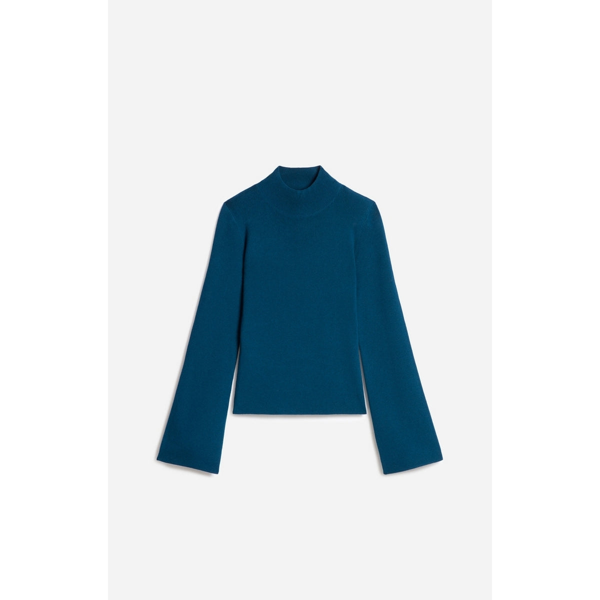 Pull Col Montant Francesca - Bleu Canard