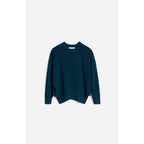 Pull Col Rond Fontana - Bleu Canard