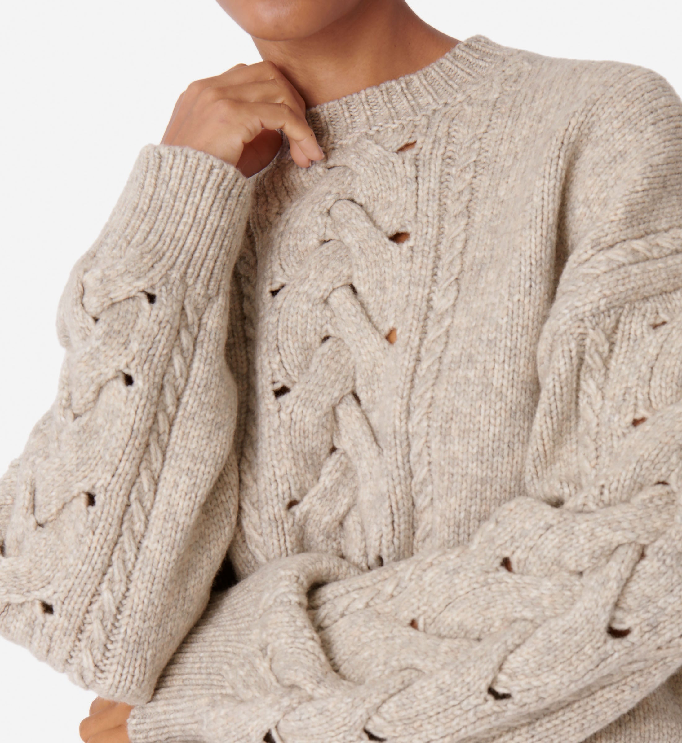 Benicio Jumper - Pearl Grey