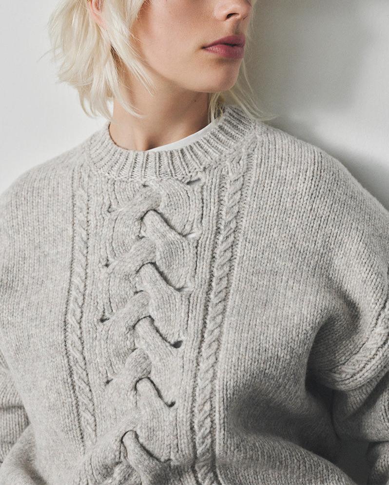 Benicio Jumper - Pearl Grey