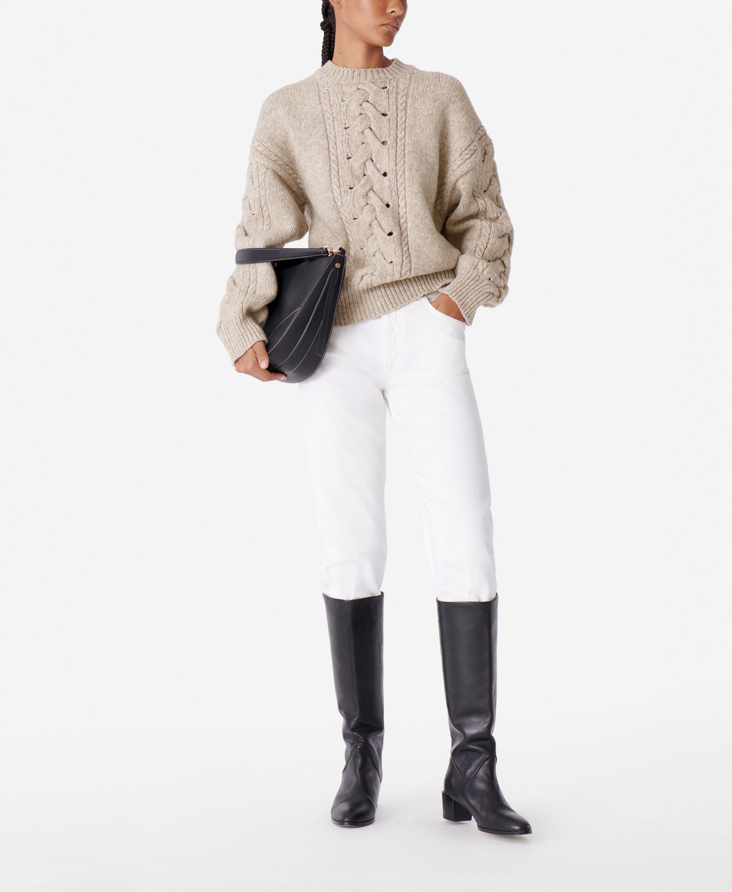 Benicio Jumper - Pearl Grey