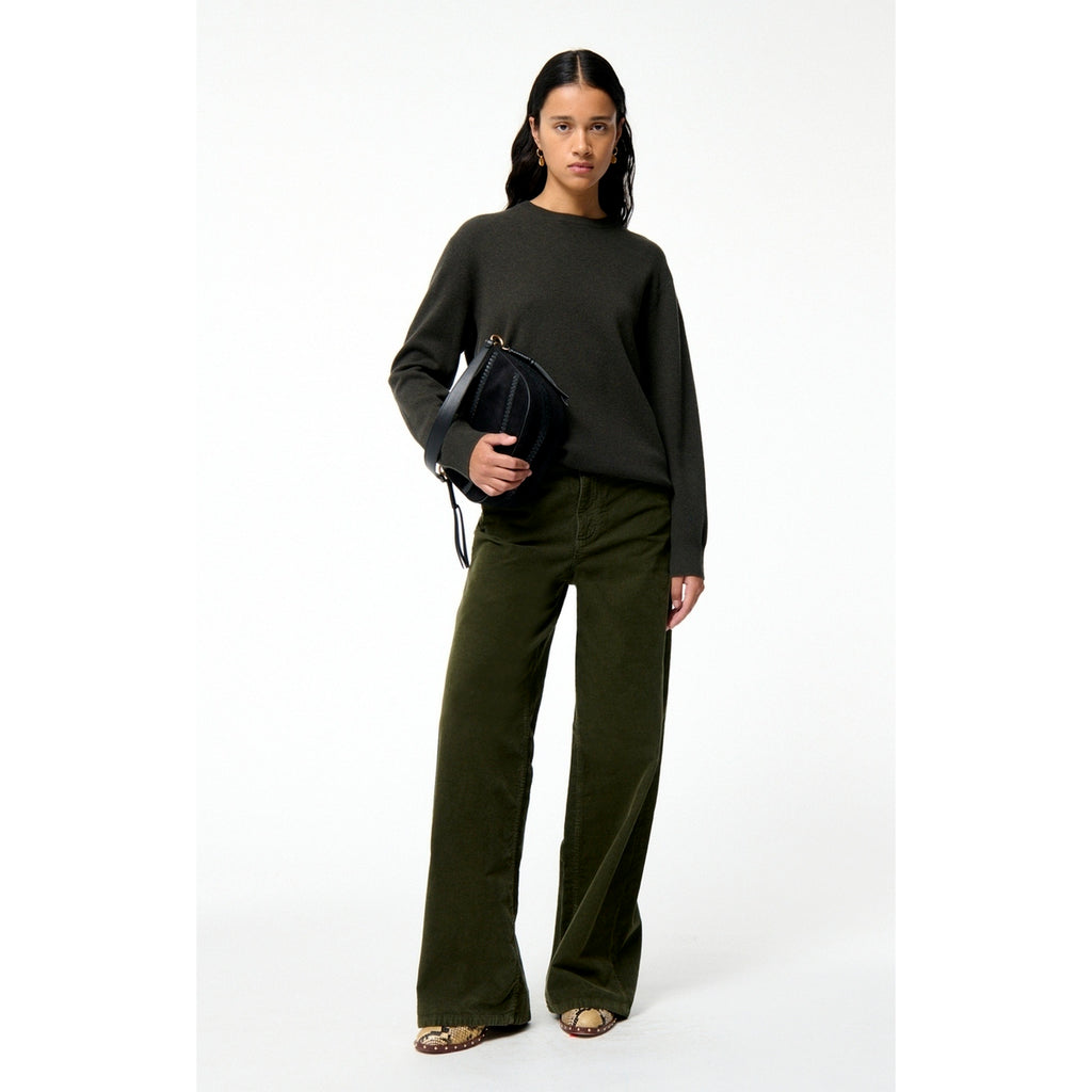 Pull Col Rond Fedele - Kaki