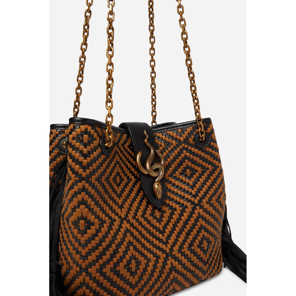 Pequeño Bolso Cléo - Leonado & Negro