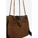 Pequeño Bolso Cléo - Leonado & Negro