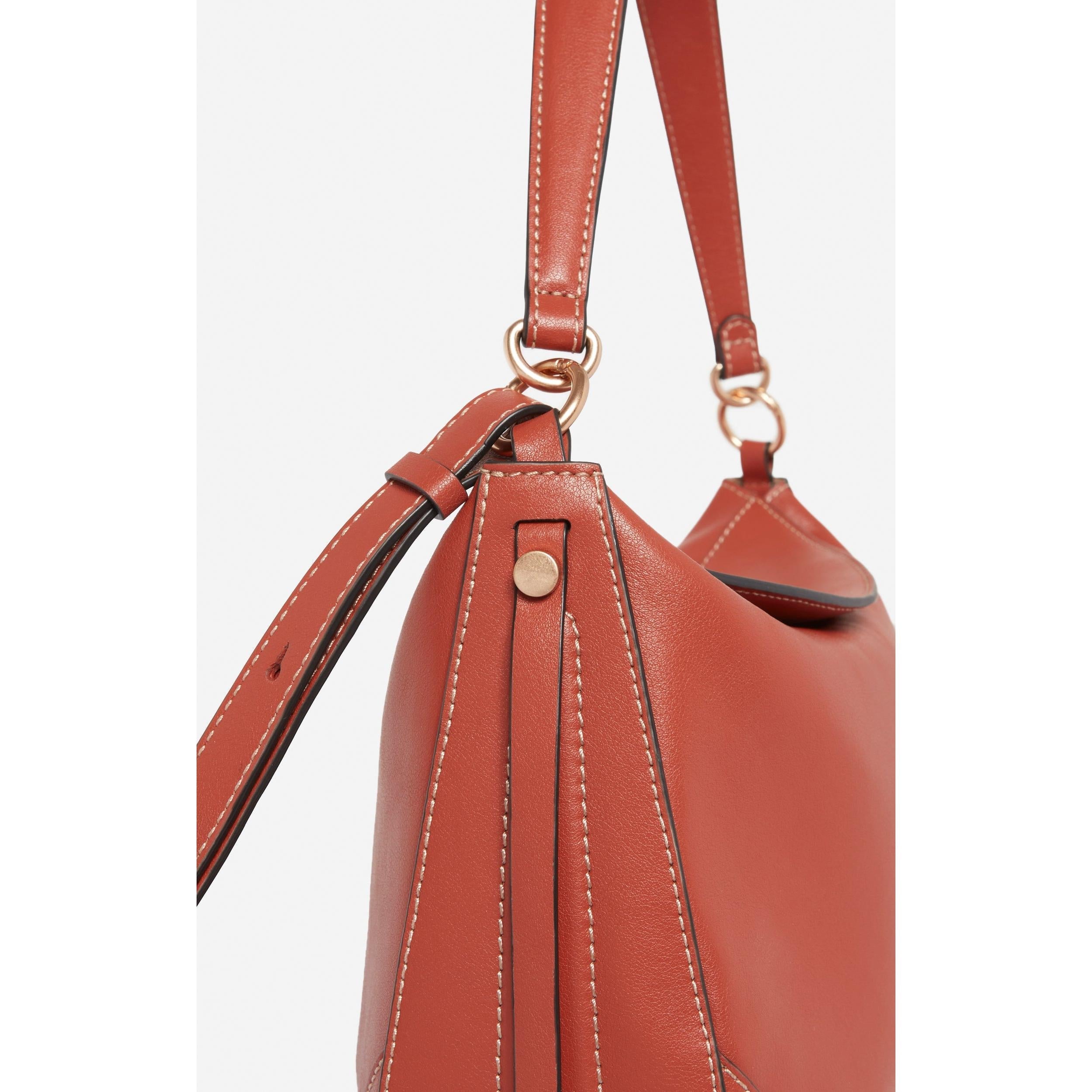 Grand Sac Daily En Cuir - Rouille