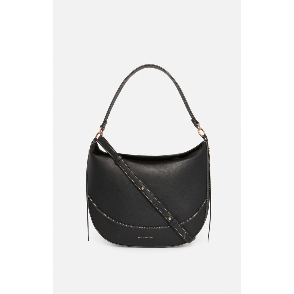 Sac a Main en Cuir Lisse - Noir