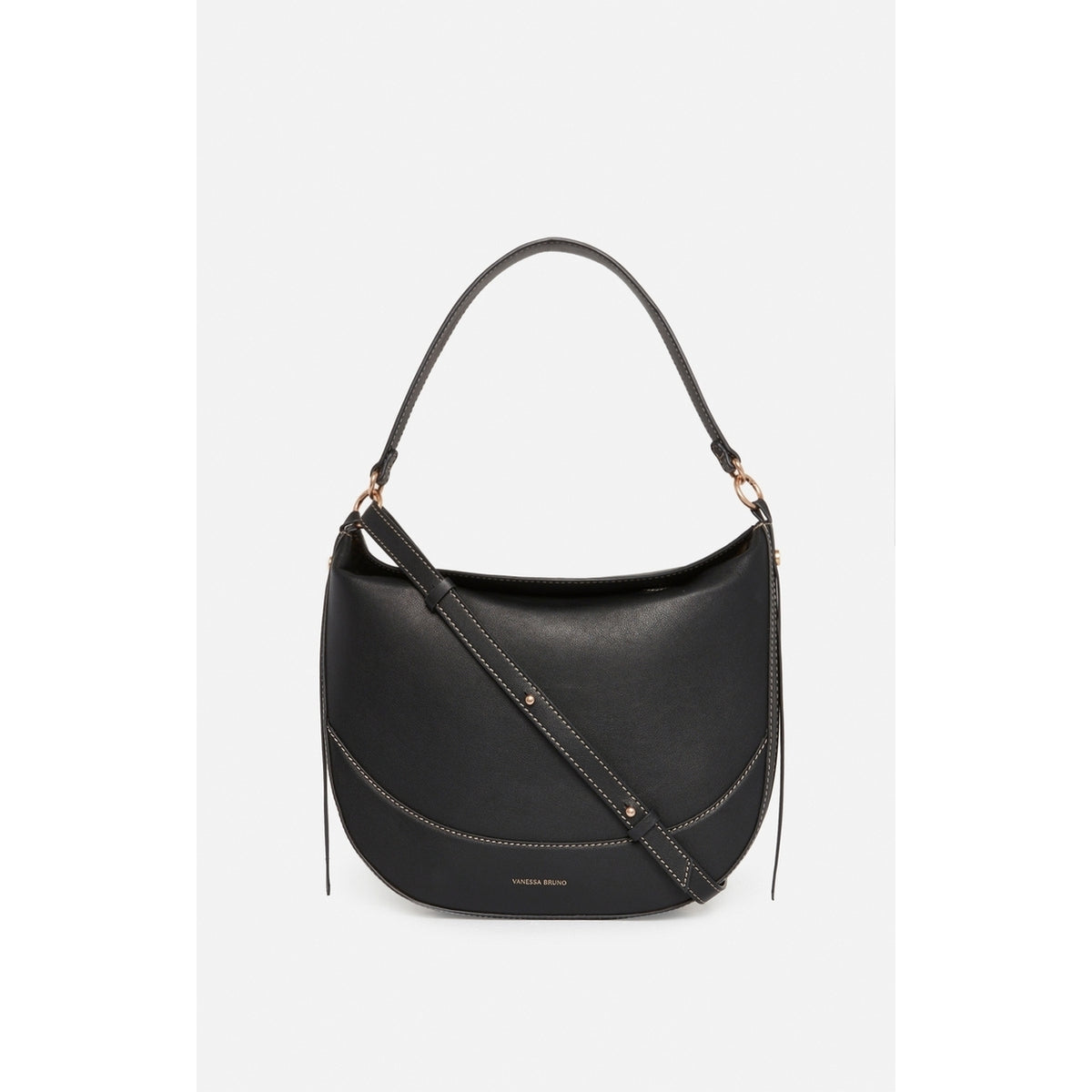 Sac a Main en Cuir Lisse - Noir