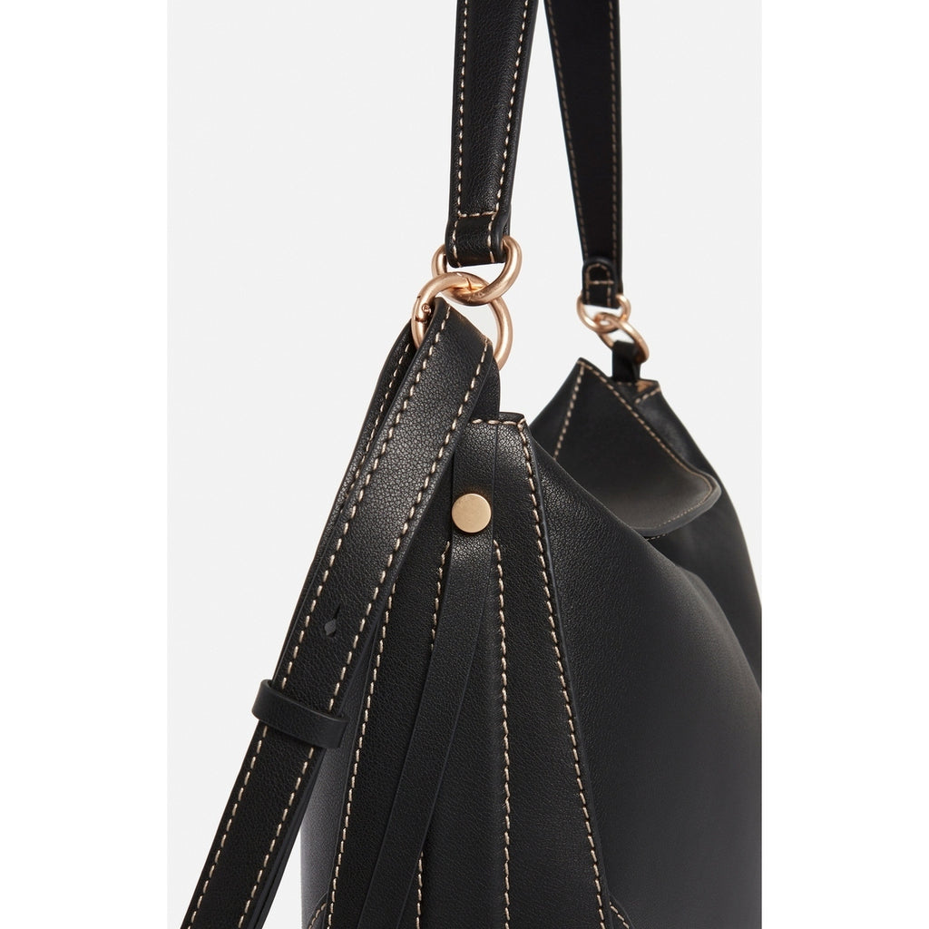 Sac a Main en Cuir Lisse - Noir
