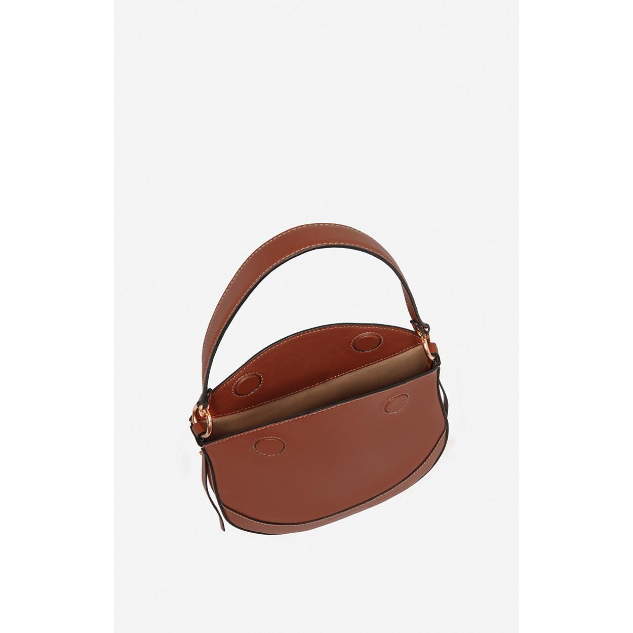 Small Daily Leather Bag - Rust