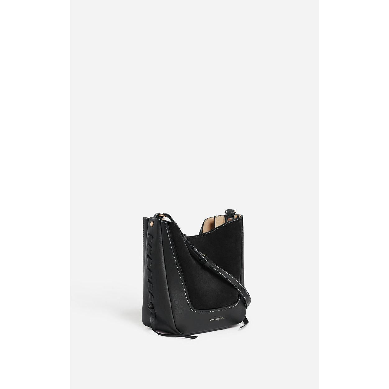 Petit Sac Lou En Cuero - Negro