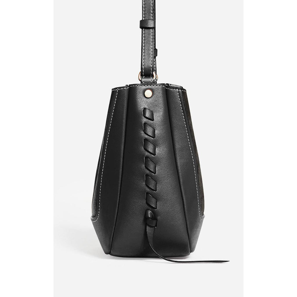 Petit Sac Lou En Cuero - Negro