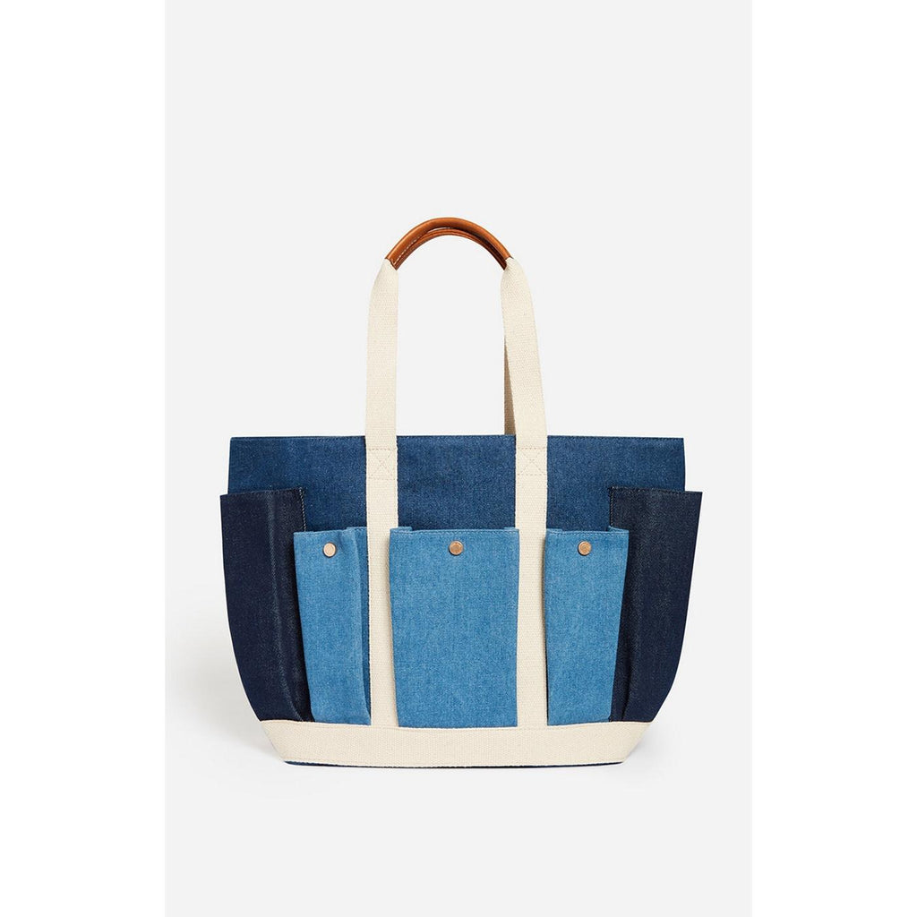 Cabas L Multipoches - Bleu Multico