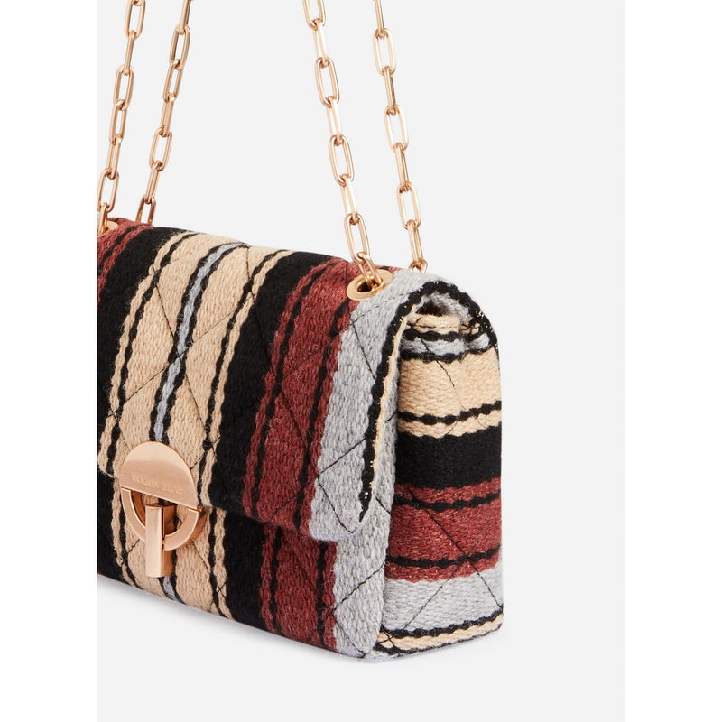 Vanessa Bruno - Sac Moon En Laine - Multico/Biscuit