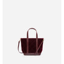 Vanessa Bruno - Cabas S En Velours Matelassé - Eggplant