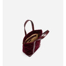 Vanessa Bruno - Cabas S En Velours Matelassé - Eggplant