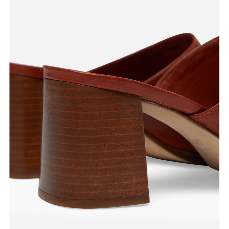 Vanessa Bruno - Mules En Cuir À Tannage Végétal - Rust