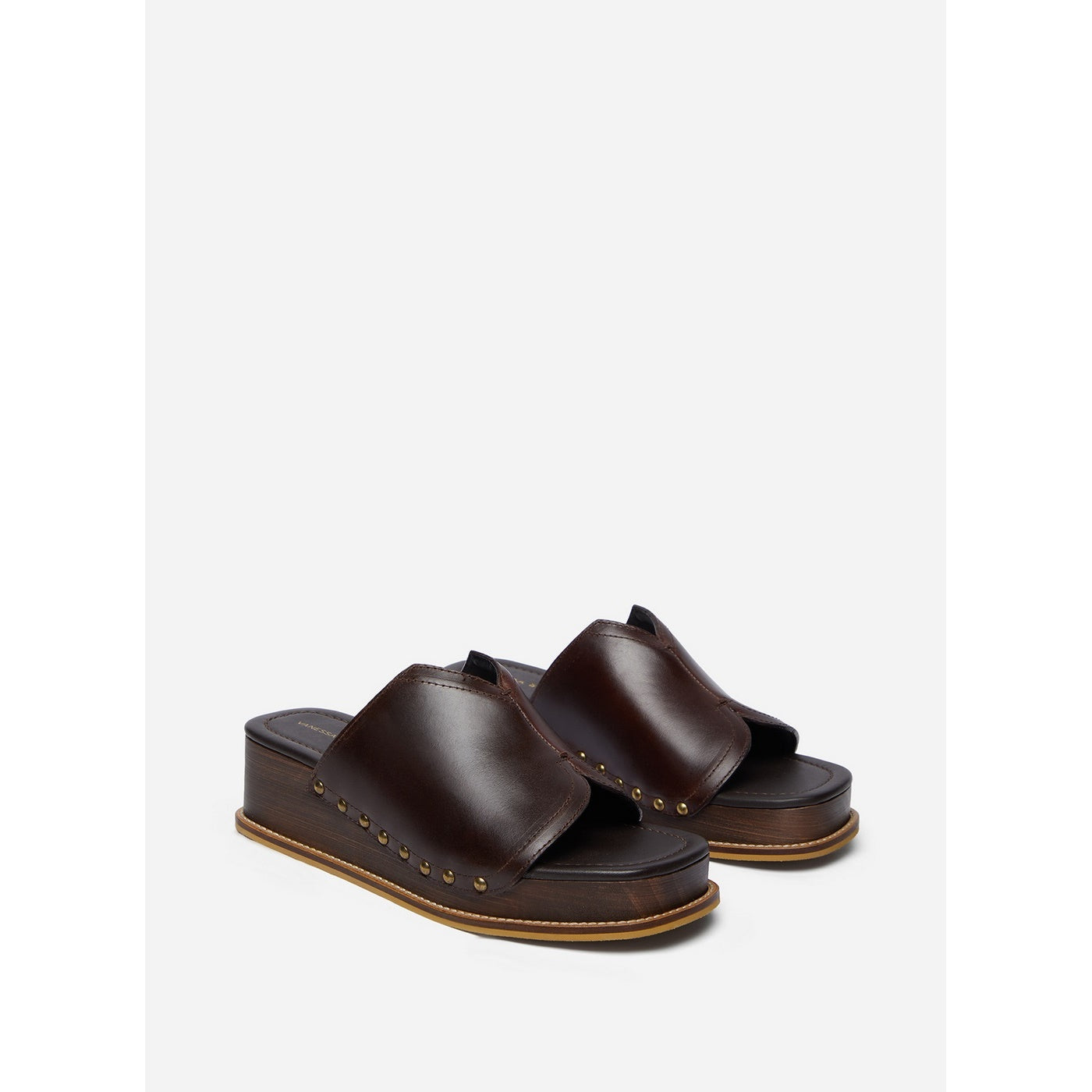 Platform Mules - Brown