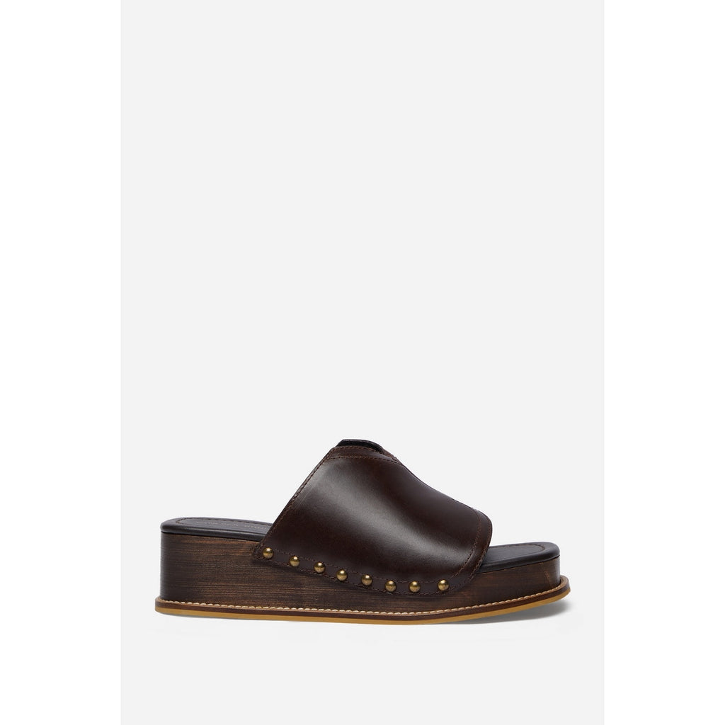 Platform Mules - Brown