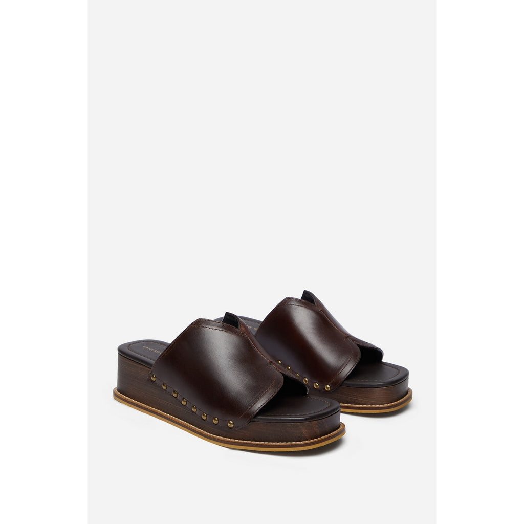 Platform Mules - Brown