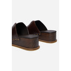 Platform Mules - Brown
